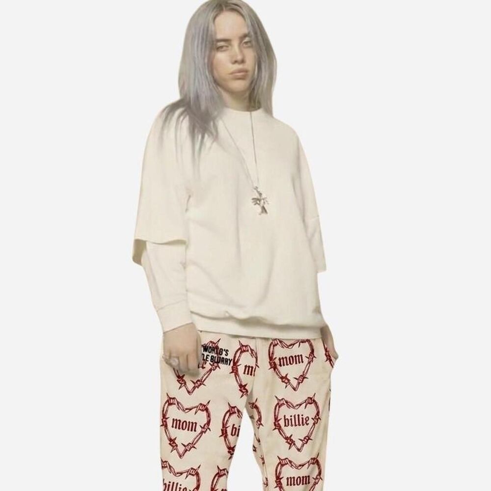 Billie Eilish "The World’s A Little Blurry" Heart Sweats , **Sold Out Size**